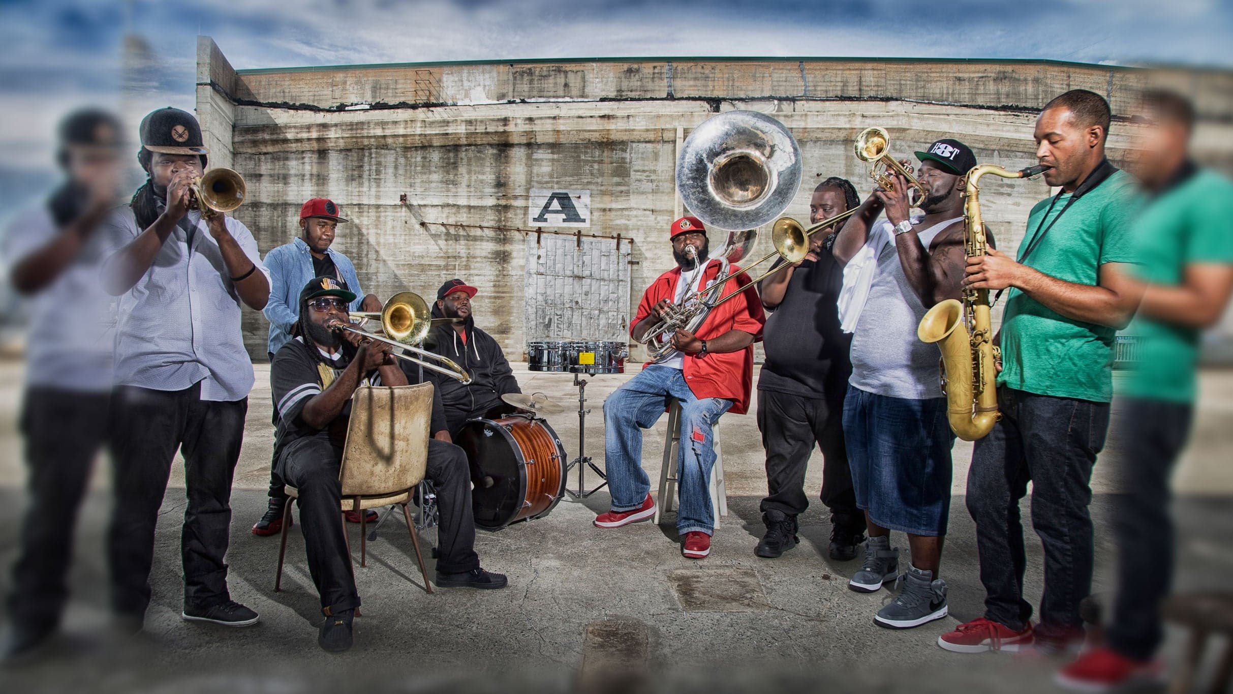 Hot 8 Brass Band w/ Rey Wolf
