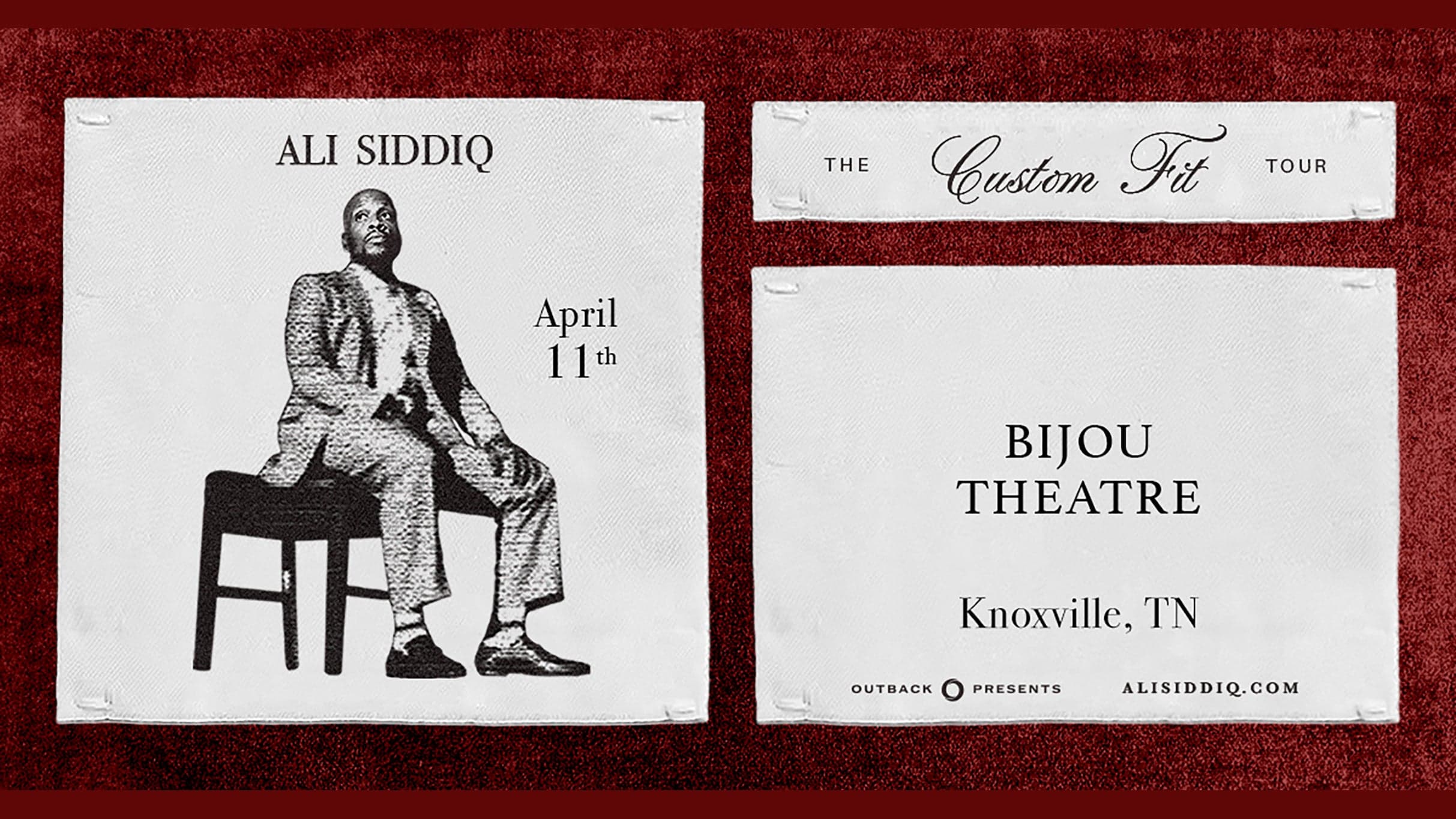 Ali Siddiq: The Custom Fit Tour