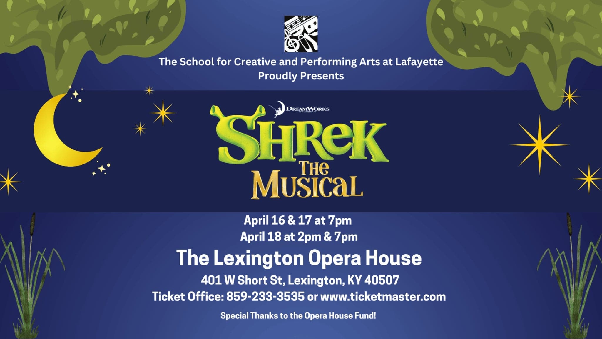 SCAPA Lafayette Presents Shrek the Musical